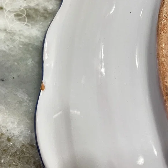 Handpainted Handmade‎ Talavera Art Pottery Wall Plate 10.5" Floral Signed - Picture 5 of 6